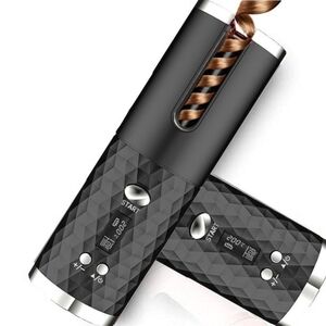 Automatic Black Curling Wand with Digital Display